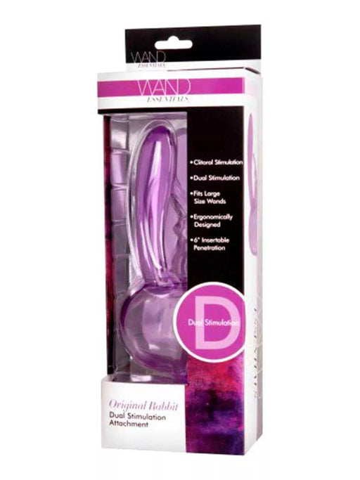 Wand Essentials - Opzetstuk - Duo Stimulator Voor Wand Vibrator - Roze-Erotiekvoordeel.nl