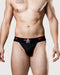 MM Original - REV2 - Reversible Jockstrap - Herenslip - Tailleband 5 cm - Zwart/Rood-Erotiekvoordeel.nl