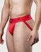 MM Original - REV2 - Reversible Jockstrap - Herenslip - Tailleband 5 cm - Zwart/Rood-Erotiekvoordeel.nl