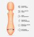 Vush - Majesty 2 Wand Vibrator - Perzik Roze-Erotiekvoordeel.nl