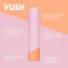 Vush - Peachy - Bullet Vibrator - Lichtroze-Erotiekvoordeel.nl