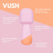 Vush - Peachy - Mini Wand Vibrator - Lichtroze-Erotiekvoordeel.nl