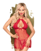 Penthouse - Babydoll Met String - Libido Boost - Rood-Erotiekvoordeel.nl