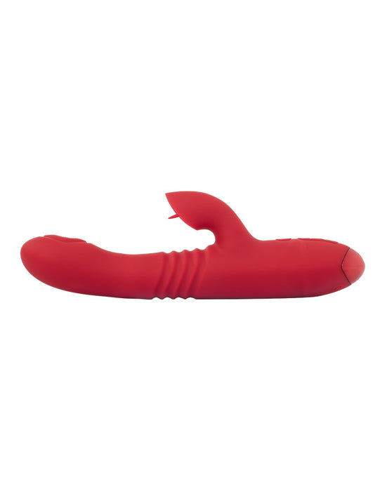 Rimba Toys - Gothenburg - Stotende en Kloppende Rabbit Vibrator - Rood-Erotiekvoordeel.nl