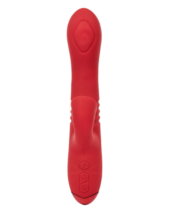 Rimba Toys - Gothenburg - Stotende en Kloppende Rabbit Vibrator - Rood-Erotiekvoordeel.nl