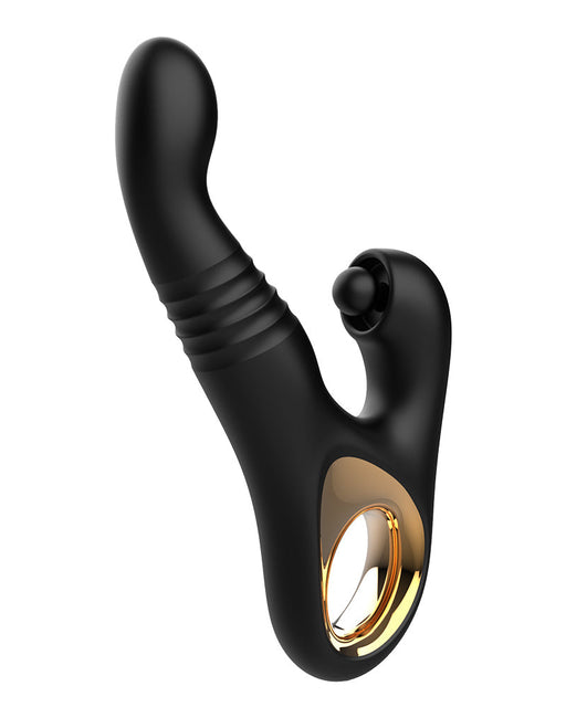 Rimba - Sensual nights SN08 - Stotende Vibrator met Tapping Functie - Zwart-Erotiekvoordeel.nl