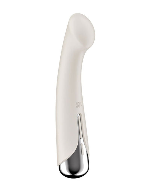 Satisfyer - Spinning G-Spot 1 - Vibrerende en Roterende G-Spot Vibrator - Beige-Erotiekvoordeel.nl