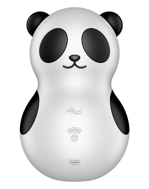 Satisfyer - Pocket Panda - Dubbele Air Pulse Vibrator - Zwart/Wit-Erotiekvoordeel.nl