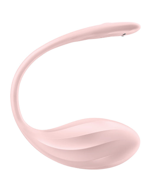 Satisfyer - Ribbed Petal - Draagbare Vibrator - Panty Vibrator - Vibrerend Eitje - Roze-Erotiekvoordeel.nl