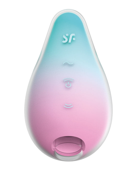 Satisfyer - Mermaid Vibes - Vibrerende Luchtdruk Vibrator - Mint/Roze-Erotiekvoordeel.nl