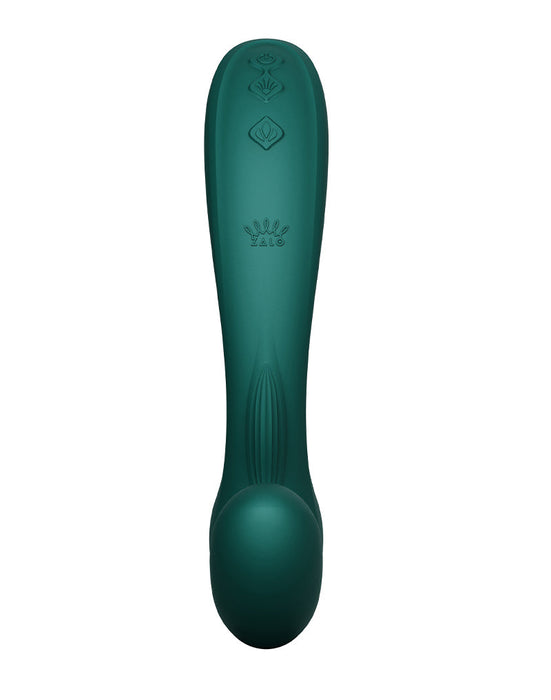 Zalo - Talis - G-Spot Pulsewave Vibrator met Zuigfunctie en Verwarmfunctie - Smaragd Groen-Erotiekvoordeel.nl