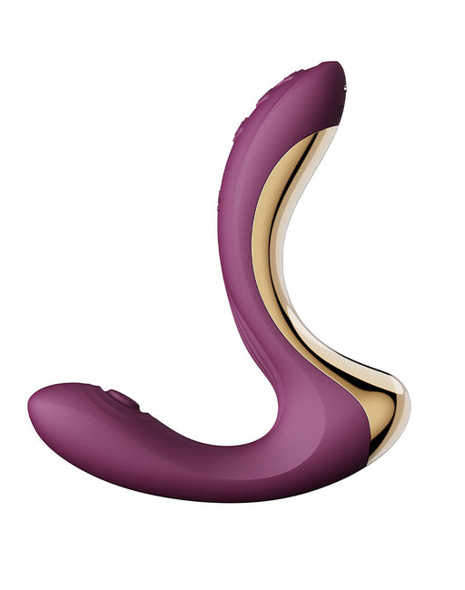 Zalo - Talis - G-Spot Pulsewave Vibrator met Zuigfunctie en Verwarmfunctie - Amethyst Paars-Erotiekvoordeel.nl