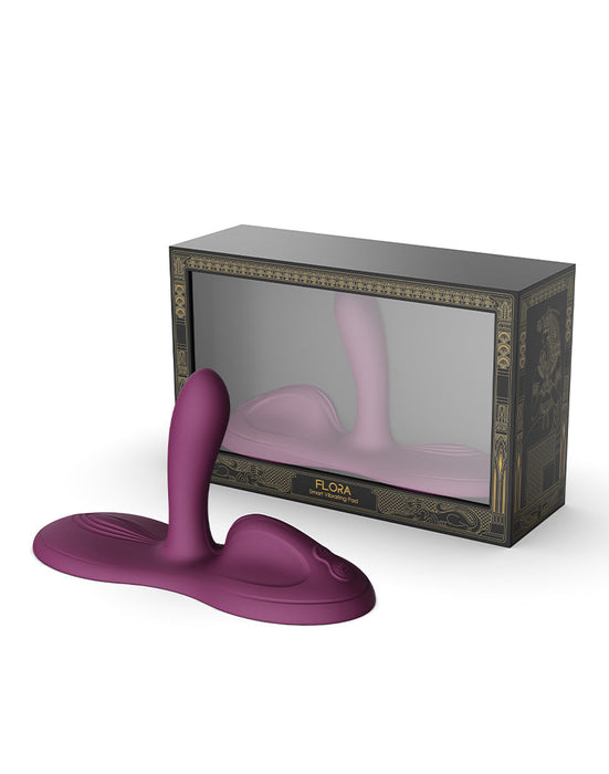 Zalo - Flora - Vibrator-kussen - Hands-free Vibrator - Met Warmtefunctie - Amethyst Paars-Erotiekvoordeel.nl