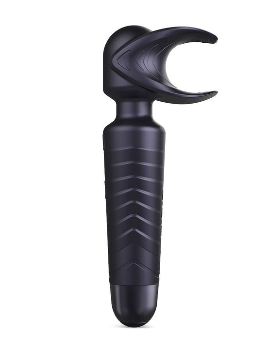 ManWan - Man.Wand EVO - Oplaadbare Masturbator èn Wand Vibrator - Black Plum-Erotiekvoordeel.nl