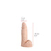 515 line - Dildo - 16 x 4 cm - Lichte Huidskleur-Erotiekvoordeel.nl