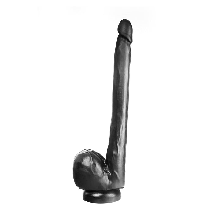 515 line - Dildo - 30.5 x 3.3 cm - Met Zuignap - Zwart-Erotiekvoordeel.nl