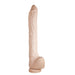 515 line - Dildo - 37 x 4.4 cm - Met Zuignap - Lichte Huidskleur-Erotiekvoordeel.nl