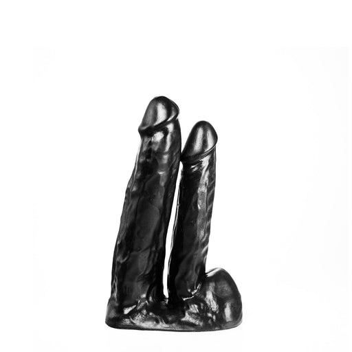 515 line - Dubbele Dildo - 20.5 en 14 cm - Zwart-Erotiekvoordeel.nl