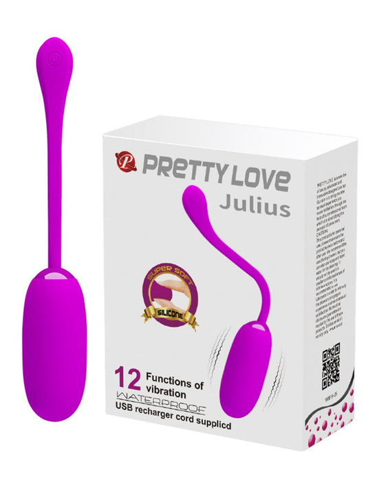 Pretty Love - Julius - Superzacht Vibrerend Eitje - Roze-Erotiekvoordeel.nl