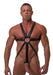 665 - Body Harnas - Neoprene Jock Harness - Zwart - Riemenbody - Verkrijgbaar in S/M en L/XL-Erotiekvoordeel.nl