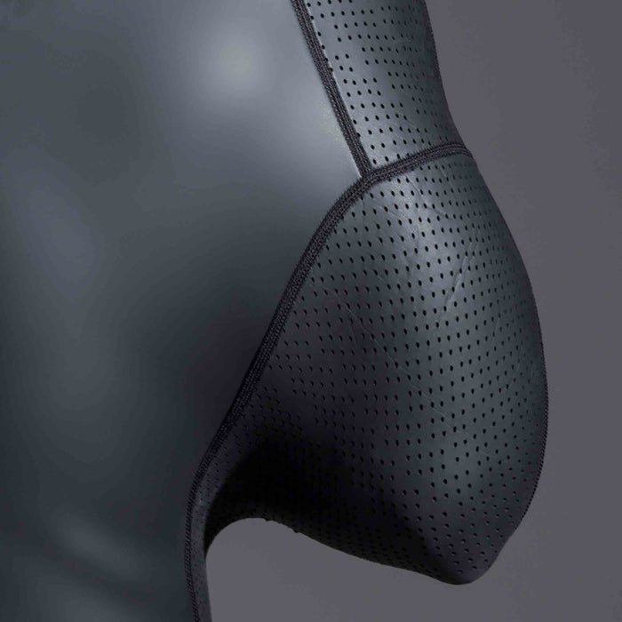 665 - Dwangbuis - Isoleerhemd - Dwangjas van Neopreen - Zwart - Verschillende Maten - Neoprene Pod Suit-Erotiekvoordeel.nl