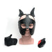 665 - Hood - Puppy Play Masker - PU Leer - One Size - Zwart - Playful Pup Hood All Black-Erotiekvoordeel.nl