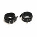 665 Leather - Leren Enkelboeien met D-Ring - Lined Ankle Restraints-Erotiekvoordeel.nl