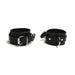 665 Leather - Leren Enkelboeien met D-Ring - Lined Ankle Restraints-Erotiekvoordeel.nl