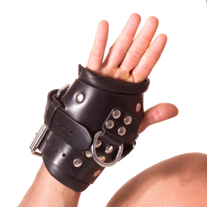 665 Leather - Verstelbare Leren Hangboeien - Tri Buckle Suspension Cuffs-Erotiekvoordeel.nl