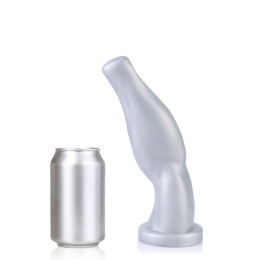 665 Liquid Silicone - Dildo - Arm Wrestler - Vac-U-Lock Compatibel - Zilver-Erotiekvoordeel.nl