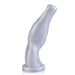 665 Liquid Silicone - Dildo - Arm Wrestler - Vac-U-Lock Compatibel - Zilver-Erotiekvoordeel.nl