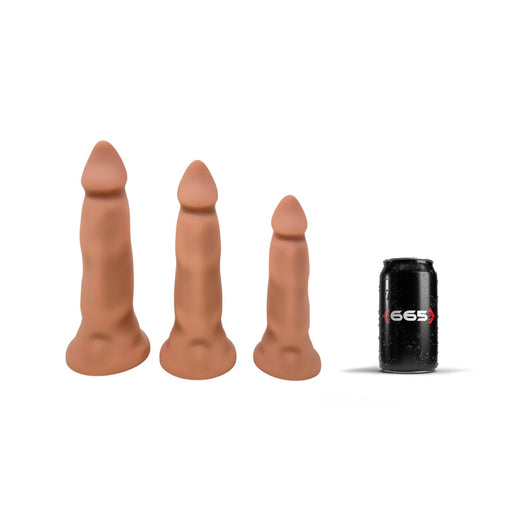 665 Liquid Silicone - Sakura - XL Dildo - Anaal Dildo - Lichte Huidskleur - Liquid Siliconen - Verkrijgbaar in 3 maten-Erotiekvoordeel.nl