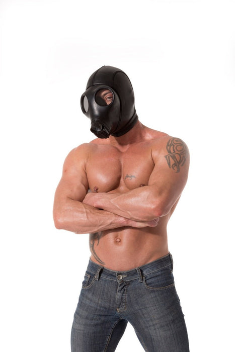 665 Neopreen - Gasmasker - Neoprene Gas Mask Hood-Erotiekvoordeel.nl