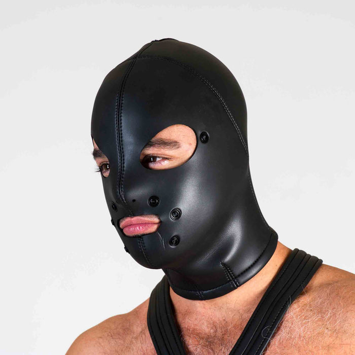 665 - Neopreen Hood - Masker - Neoprene Ultimate Lock Out Hood-Erotiekvoordeel.nl