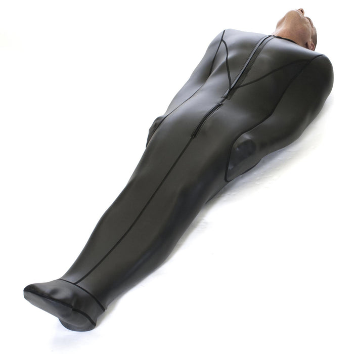 665 Neoprene - Bodybag - Dwangbuis van Neopreen - Verkrijgbaar in 4 maten - Zwart - Neoprene Sleep Sack-Erotiekvoordeel.nl