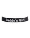 Rimba - Halsband - Collar Met Tekst - DADDY'S GIRL - Siliconen - Zwart-Erotiekvoordeel.nl