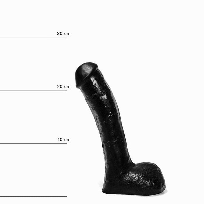 All Black - Anaal Dildo - 23 x 4.5 cm - Zwart-Erotiekvoordeel.nl