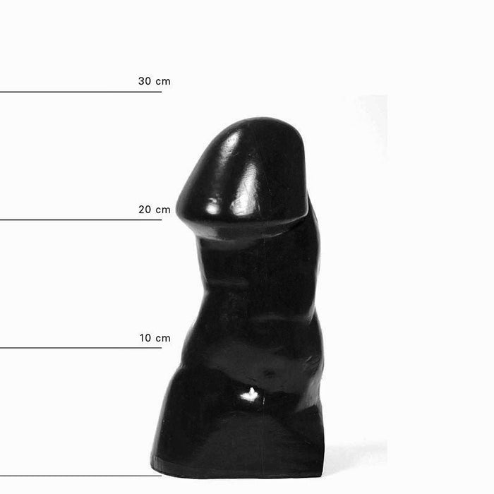 All Black - Anaal Dildo - 25 x 9.5 cm - Zwart-Erotiekvoordeel.nl