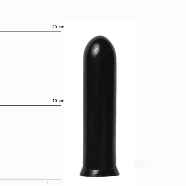 All Black - Anaal dildo - 19.5 cm - Zwart-Erotiekvoordeel.nl