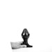 All Black - Buttplug - 16 x 8 cm - Zwart-Erotiekvoordeel.nl