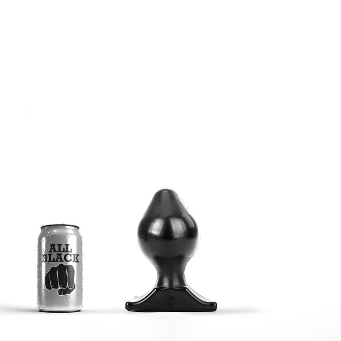 All Black - Buttplug - 17 x 9 cm - Zwart-Erotiekvoordeel.nl