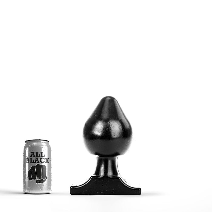 All Black - Buttplug - 19 x 11 cm - Zwart-Erotiekvoordeel.nl