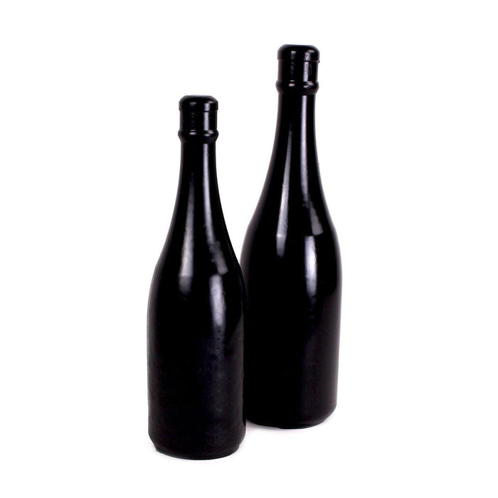 All Black - Buttplug - Champagne Bottle - 34.5 x 9 cm - Medium-Erotiekvoordeel.nl