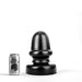 All Black - Buttplug - Met stimulerende ribbel 23 x 13.5 cm - Zwart-Erotiekvoordeel.nl