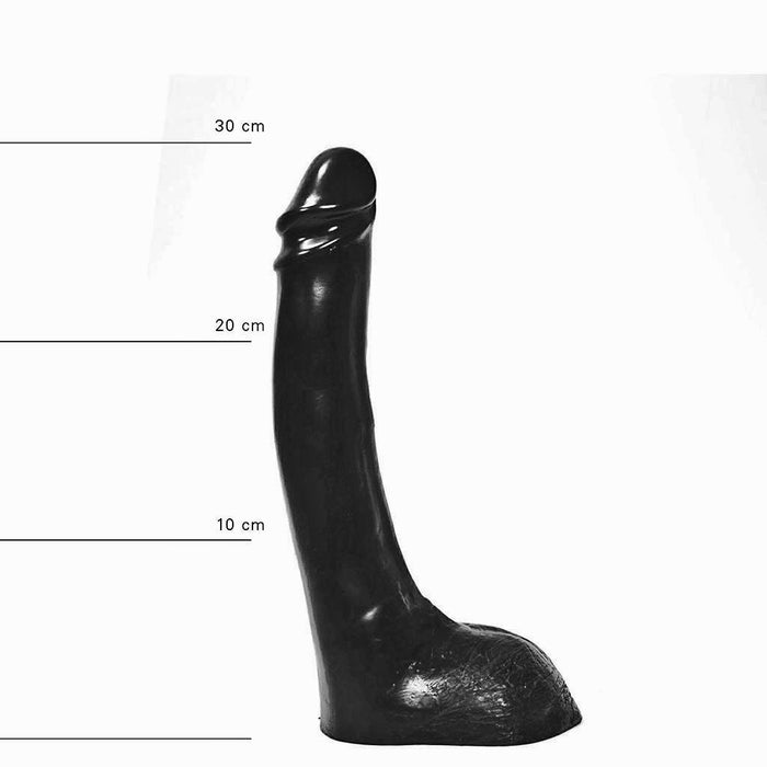 All Black - Dildo - 32 x 5.5 cm - Zwart-Erotiekvoordeel.nl