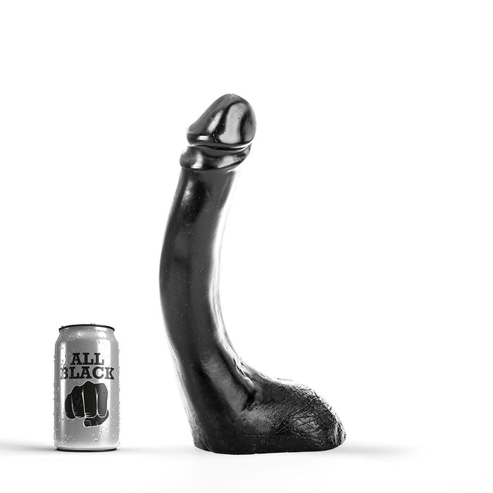 All Black - Dildo - 32 x 5.5 cm - Zwart-Erotiekvoordeel.nl