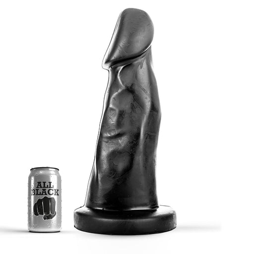 All Black - Dildo - 39 x 8.5 cm - Zwart-Erotiekvoordeel.nl