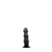 All Black - Geribbelde Anaal Dildo - 17 x 5 cm - Zwart-Erotiekvoordeel.nl