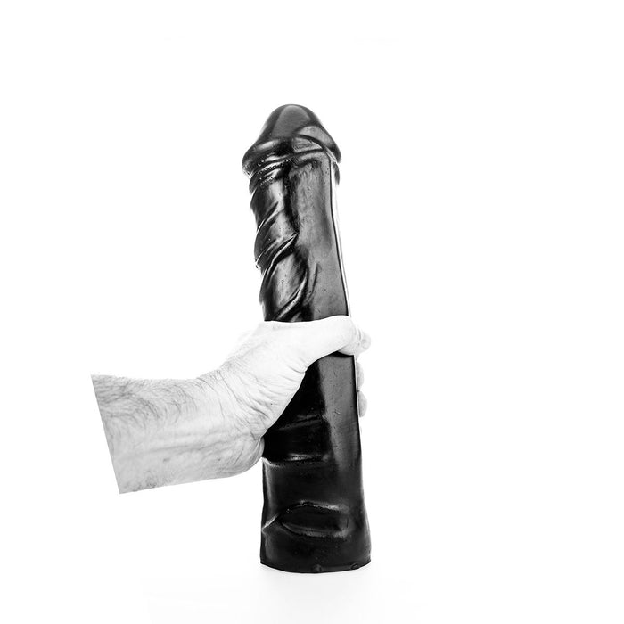 All Black - Grote Realistische Dildo - 31 x 6.5 cm - Zwart-Erotiekvoordeel.nl