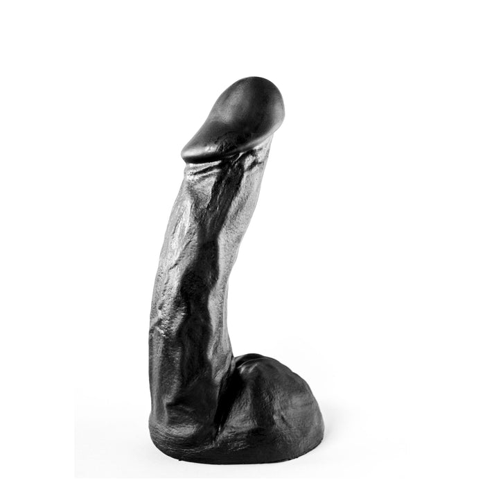 All Black - Klassieke Dildo - 23 x 5 cm - Zwart-Erotiekvoordeel.nl